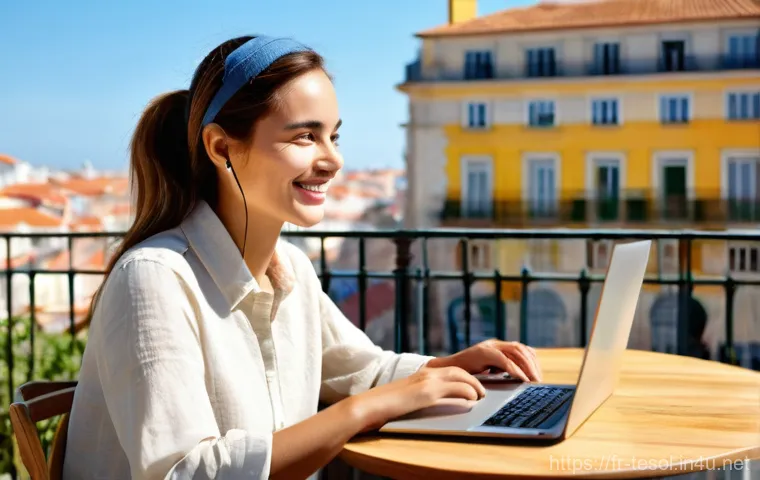 TESOL 자격증의 장기적인 투자 가치 - **Prompt 1: The Serene Digital Nomad Teacher**
    "A young woman (28 years old, of French descent, ...