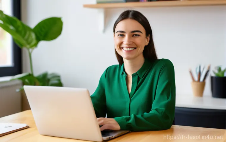 TESOL 자격증 없이 영어 강사로 일하기 - Image Prompt 1: Dynamic Online English Class for European Students**