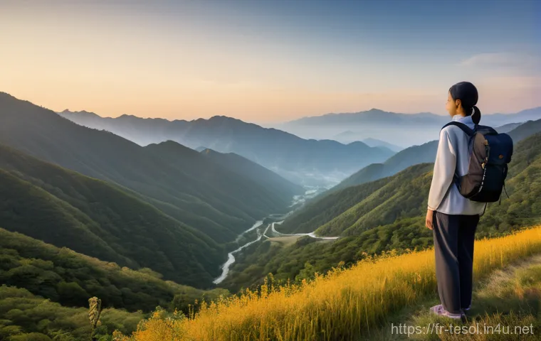 TESOL 강사로서의 국제 경험 사례 - **Prompt:** A male TESOL teacher, casually but appropriately dressed in a button-up shirt and khaki ...